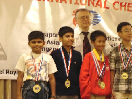 Team Silver in Under 11 Boys – Asian School Chess Championship December 